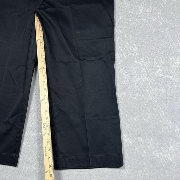 St John Collection Cropped Pants Womens Size 16 Black Capri Pockets Inseam 22” - Picture 8 of 12